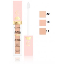 Eveline Wonder Match Lumi Brightening Creamy Concealer SPF20 придающий сияние консилер