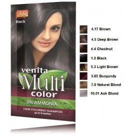 VENITA MultiColor Hair Coloring Shampoo dažomasis šampūnas be amoniako