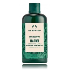 The Body Shop Tea Tree Purifying & Balancing Gel Shampoo гель-шампунь для жирной кожи головы и волос