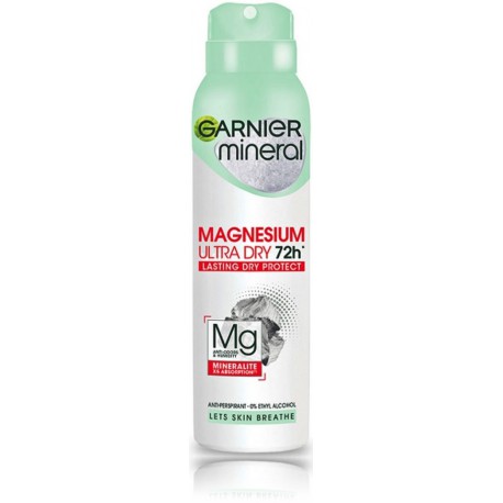 Garnier Mineral Magnesium Ultra Dry 72h purškiamas antiperspirantas moterims