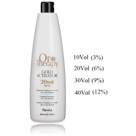 Fanola Oro Therapy Gold Activator oksidacinė emulsija