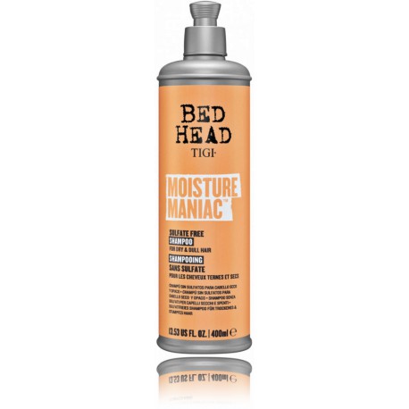 Tigi Bed Head Moisture Maniac глубоко очищающий и увлажняющий шампунь для сухих/пушащихся волос