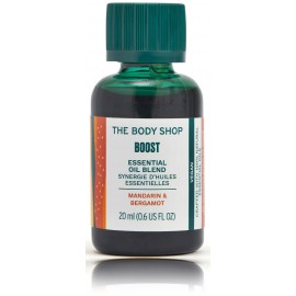 The Body Shop Boost Mandarin & Bergamot Essential Oil Blend stiprinamasis mandarinų/bergamočių eterinių aliejų mišinys