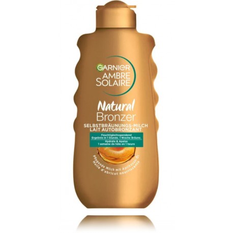 Garnier Ambre Solaire Natural Bronzer Self Tan Lotion savaiminio įdegio losjonas veidui ir kūnui