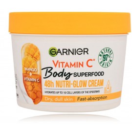 Garnier Body Superfood Vitamin C 48H Nutri-Glow Cream увлажняющий и осветляющий крем для тела