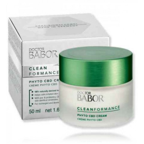 Babor Doctor Babor Clean Formance Phyto CBD 24H Cream raminantis kremas veidui