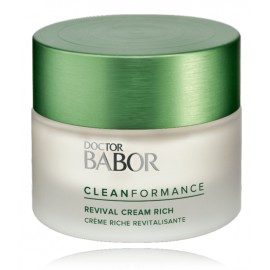 Babor Doctor Babor Clean Formance Revival Cream Rich regeneruojantis kremas veidui