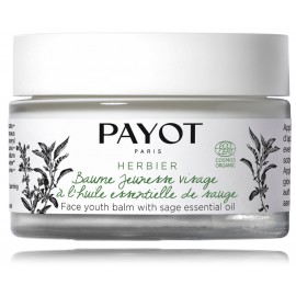 Payot Herbier Face Youth Balm With Sage Essential Oil senėjimo požymius mažinantis balzamas veidui su eteriniu šalavijų aliejumi