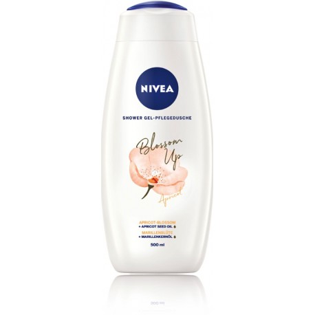 Nivea Blossom Up гель для душа с экстрактом абрикоса для женщин