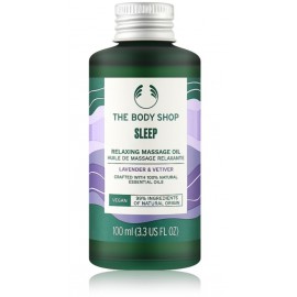 The Body Shop Lavender & Vetiver Sleep Relaxing Massage Oil atpalaiduojantis masažinis aliejus