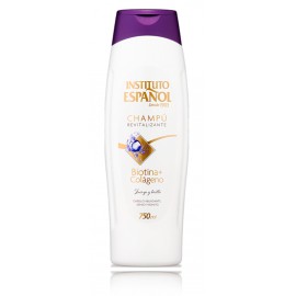 Instituto Español Biotin + Collagen Revitalizing Shampoo gaivinantis šampūnas plaukams su biotinu ir kolagenu