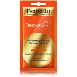 Perfecta Fenomen C маска для лица, шеи и декольте с витамином С