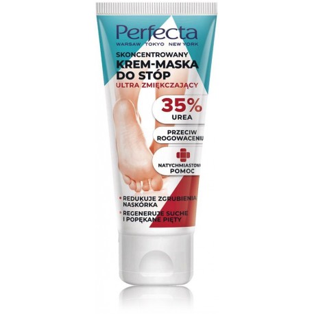 Perfecta Ultra смягчающая крем-маска для ног с 35% мочевиной