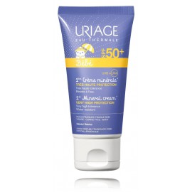 Uriage Bébé 1st Mineral Cream SPF 50+ солнцезащитный крем для детей