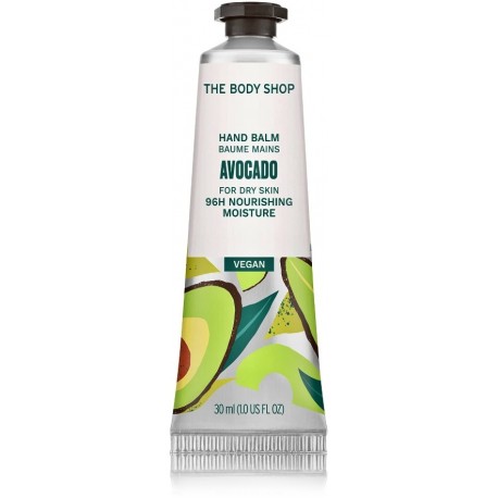 The Body Shop Avocado Hand Balm rankų kremas sausai ir labai sausai oda