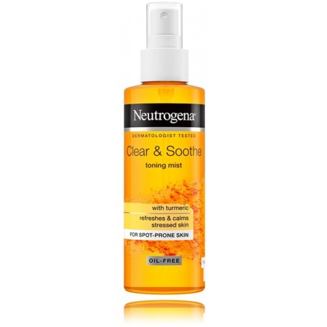 NEUTROGENA Clear & Soothe спрей для лица с куркумой