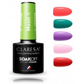 Claresa Soak Off UV/LED Color стойкий гибридный лак для ногтей