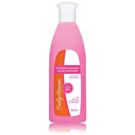 Sally Hansen Strengthening Polish Remover stiprinamasis nagų lako valiklis