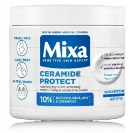 Mixa Ceramide Protect Moisturizing & Protective Cream увлажняющий и защитный крем для очень сухой кожи