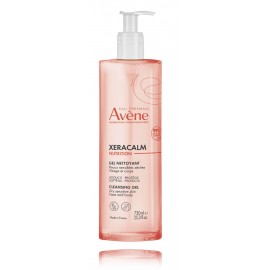 Avène XeraCalm Nutrition Cleansing Gel maitinantis valomasis gelis sausai ir jautriai veido/kūno odai