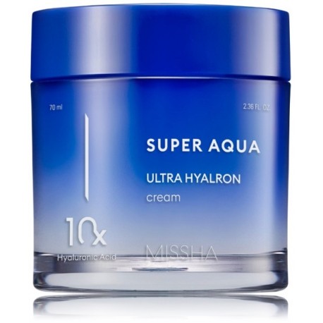 Missha Super Aqua Ultra Hyalron Cream крем для лица с гиалуроновой кислотой