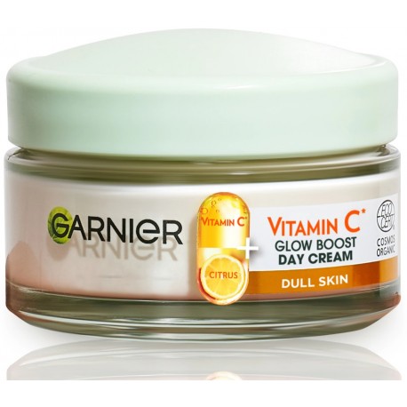 Garnier SkinActive Vitamin C Glow Boost Day Cream осветляющий дневной крем для лица