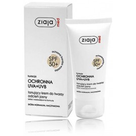 Ziaja Med Toning SPF50+ тонирующий защитный крем для лица