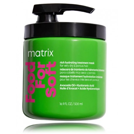 Matrix Food For Soft Rich Hydrating Treatment Mask увлажняющая маска для волос