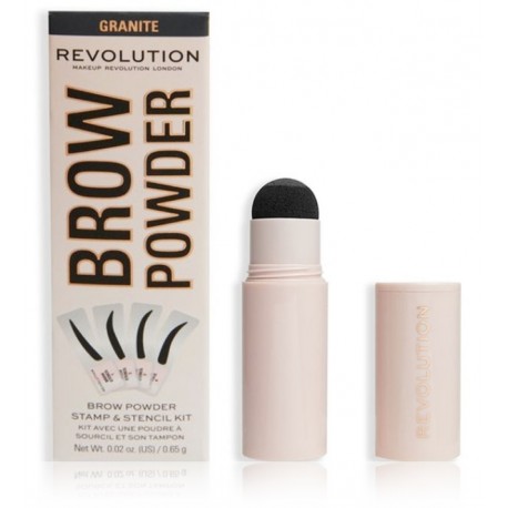 Makeup Revolution Brow Powder Stamp & Stencil набор пудры для бровей и трафареты