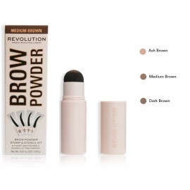 Makeup Revolution Brow Powder Stamp & Stencil antakių pudros ir trafaretų rinkinys