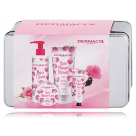 Dermacol Rose Flower набор (250 мл мыло для рук + 30 мл крем для рук + 200 мл крем для душа + 75 мл масло для тела)