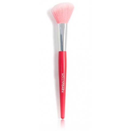 Makeup Revolution Relove Queen Angled Powder Brush šepetėlis biriai pudrai ir bronzantui