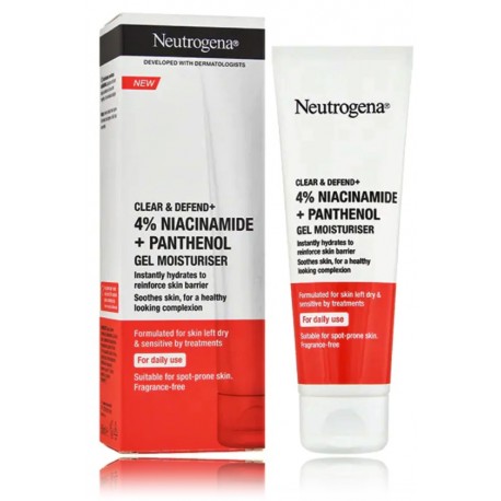 Neutrogena Clear & Defend+ Gel Moisturiser увлажняющий гель для лица