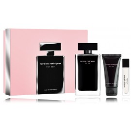 Narciso Rodriguez for Her rinkinys moterims (100 ml. EDT + 10 ml. EDT + 50 ml. kūno losjonas)