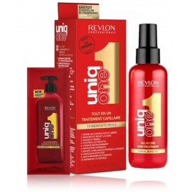 Revlon Professional Uniq One rinkinys (daugiafunkcė priemonė plaukų puoselėjimui 150 ml. + 20 ml.)