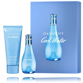 Davidoff Cool Water rinkinys moterims (30 ml. EDT + 75 ml. kūno losjonas)