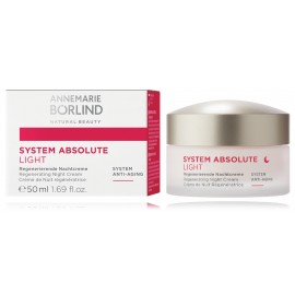 Annemarie Börlind System Absolute Light Anti-Aging Regenerating Night восстанавливающий ночной крем для зрелой кожи лица