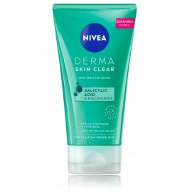 Nivea Derma Skin Clear Anti-Blemish Scrub veido ir kūno šveitiklis probleminei veido odai