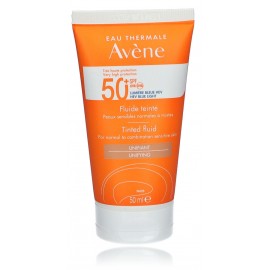 Avène Sun Tinted Fluid SPF50+ tonuotas apsauginis fluidas normaliai/mišriai/jautriai veido odai