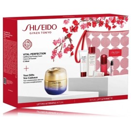 Shiseido Vital Perfection набор (крем + пенка + лосьон + сыворотка + сыворотка для глаз + EDP + косметичка)