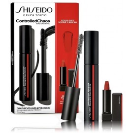 Shiseido ControlledChaos набор декоративной косметики (тушь 11,5 г + помада 2,5 г)