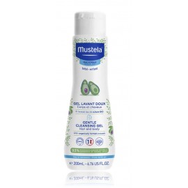 Mustela Bebe Gentle Cleansing Gel Hair & Body prausimosi gelis kūdikiams