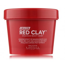 Missha Amazon Red Clay Pore Mask маска для очищения пор