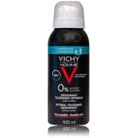 Vichy Homme Optimal Tolerance 48H Deodorant optimalaus toleravimo purškiamas dezodorantas vyrams jautriai odai