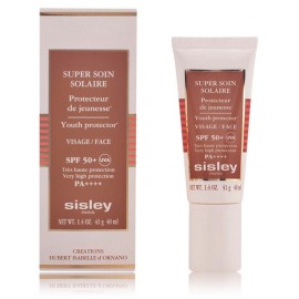 Sisley Sun Youth Protector Visage Face SPF50+ PA++++ vandeniui atsparus apsauginis veido kremas nuo saulės