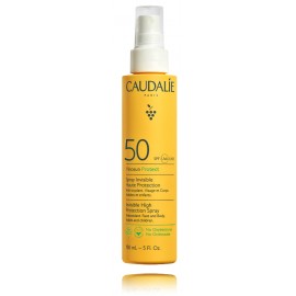 Caudalie Vinosun Invisible High Protection Spray SPF 50 apsauginis veido ir kūno purškiklis nuo saulės visai šeimai