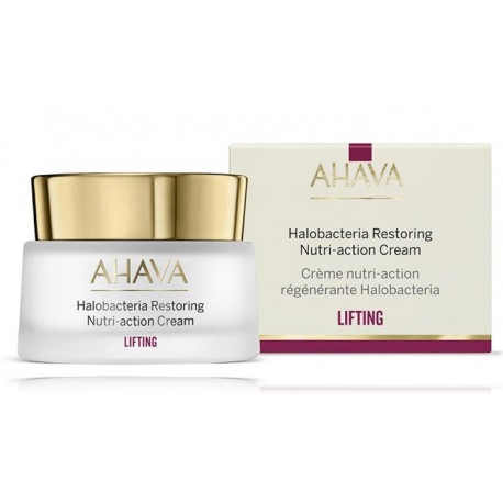 Ahava Halobacteria Restoring Nutri-Action Cream atkuriantis, itin maitinantis kremas brandžiai veido odai