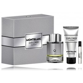 Mont Blanc Explorer Platinum набор для мужчин (100 мл. EDP + 100 мл. гель для душа + 7,5 мл. EDP)