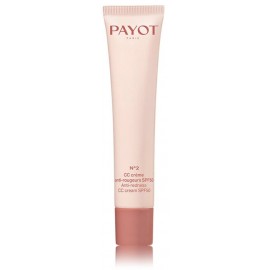 Payot No2 Anti-Redness Correcting Care SPF50 raudonį koreguojantis CC kremas veidui