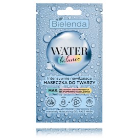 Bielenda Water Balance Intensively Moisturizing Gel Face Mask intensyviai drėkinantis gelinė kaukė veidui